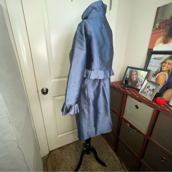 Marisa Baratelli 100% Thai Silk Strapless Dress and Cropped Jacket - Picture 7 of 17